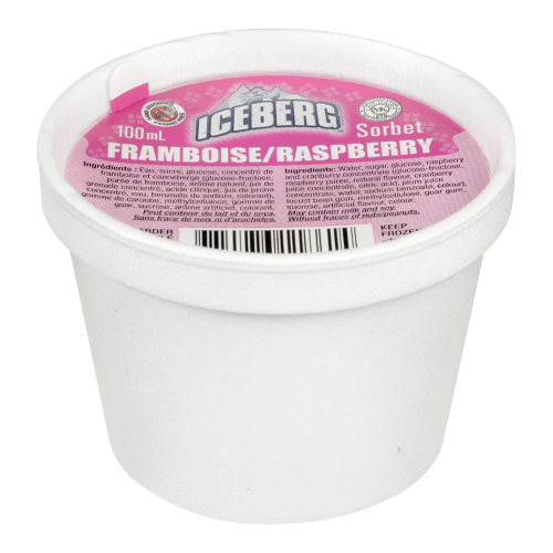 24X100ML IBERGERG SORBET RASPBERRY | Agropur Solutions